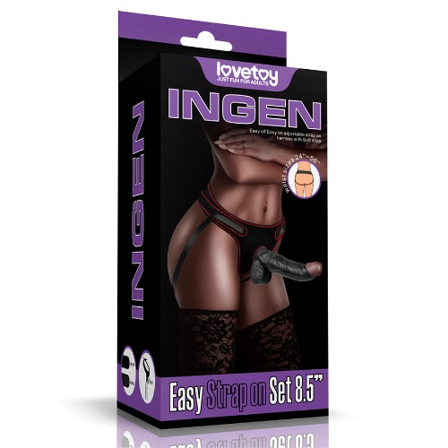 Arnés Imgen Easy Strapon Set 8.5'' Black | Default Title