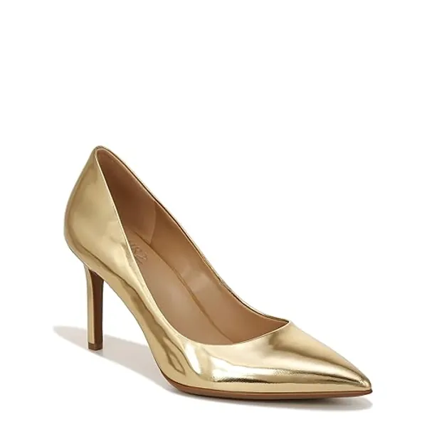 Naturalizer Women's Anna Pointed Toe High Heel Pump - 7.5 - Warm Gold Leather