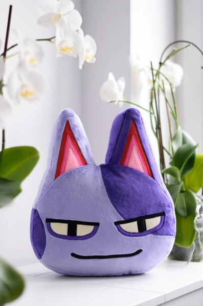 Bob - Animal Crossing - Animal Villagers - Stuffed Animal - Cute Pillow - Plush Toy - Cat Plush Pillow