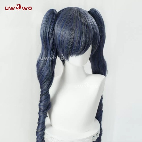 Uwowo Anime Black Butler Ciel Phantomhive Cosplay Wig Long and Short Hair Two styles - Long