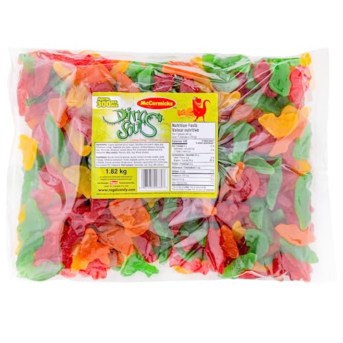 McCormicks, Dino-Sours - Gummies - Bulk Candy Bag, 1.8kg - Dino-Sours