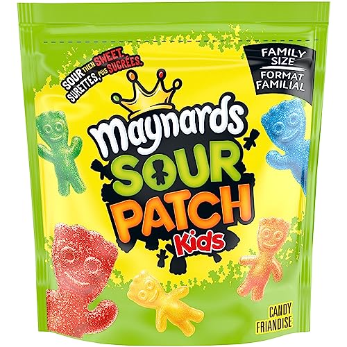 Maynards, Sour Patch Kids Original Candy Snacks, Sour Candy, Family Size, Candy Bulk, Bonbon, 816g - Sour Patch Kids