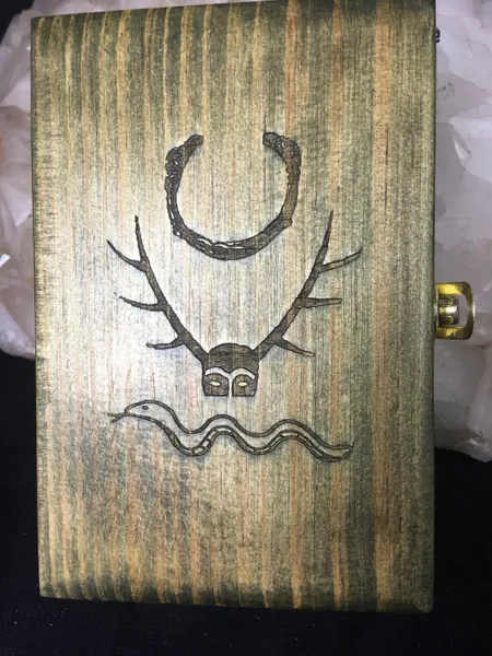 Kern/Cernunnos Portable Travel Altar Box