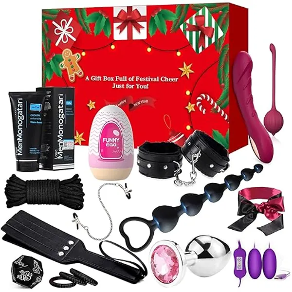 Erotischer Geschenke für das neue Jahr für Singles Paare 2025, 13 sinnliche Sex Geschenke inkl Yicoco Sexspielzeuge & Erotik Überraschungen Frauen & Männer Sex Toys Erwachsene Pärchen Wert 500€
