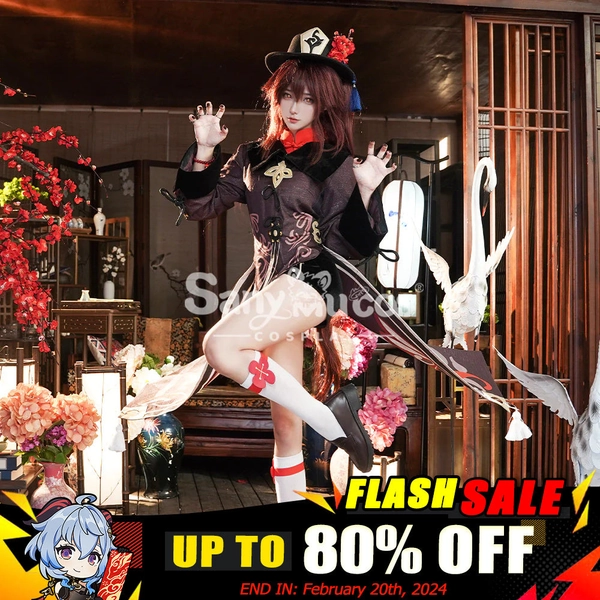 【Flash Sale on www.sanymucos.com】【48H To Ship】Game Genshin Impact HuTao Fragrance in Thaw Kimono Style Cosplay Costume