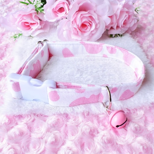 Strawberry Cow Print Collar