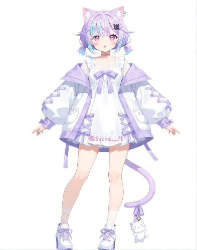 Vtuber Pajamas Outfit ˚ʚ♡ɞ˚