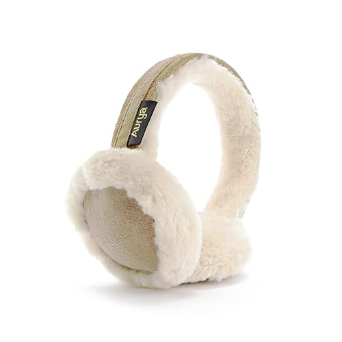 Aurya Ear Muffs - Classic Unisex Earwarmer Outdoor Winter Earmuffs For Women - Coffee Normal