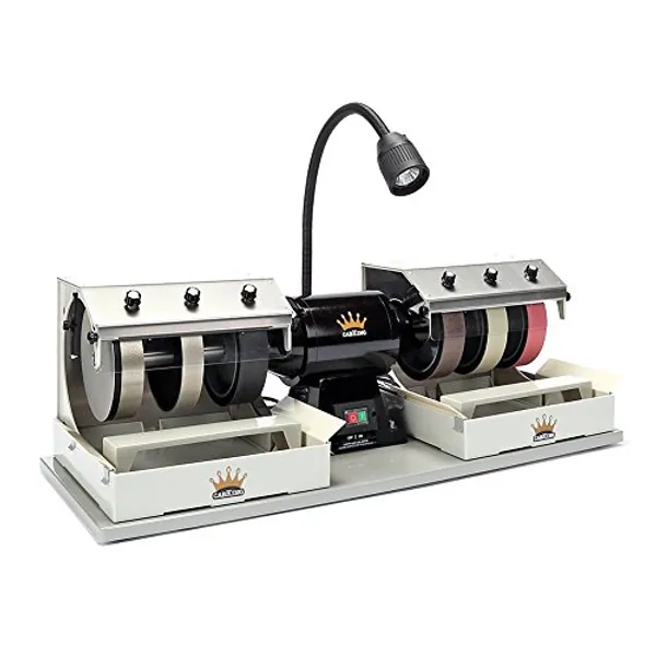 CabKing 8" Cabbing Machine - Lapidary Rock and Jewelry Gem Grinder Polisher - Model CABKING-8V1