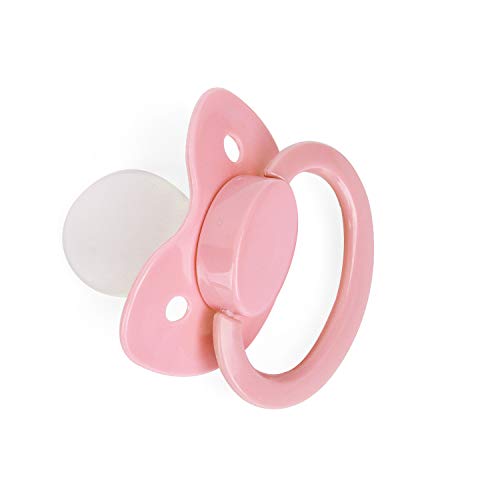 Adult Pacifier Big Size Food Grade Silicone BPA Free (Pink) - pink
