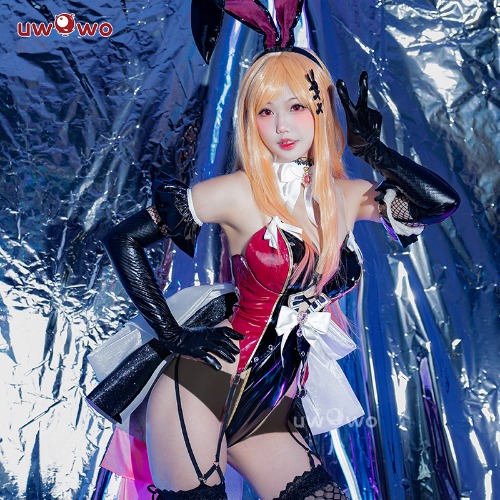 【In Stock】Uwowo Anime Marin Kitagawa Bunny Suit My Dress-Up Darling Fanart Cosplay Costume - Set A S