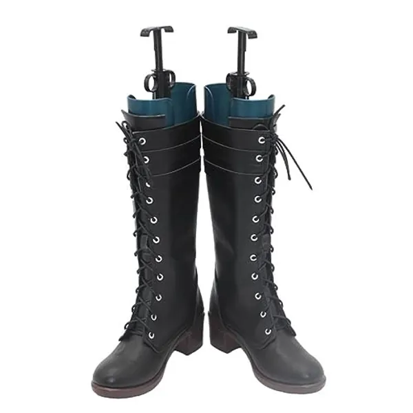 YXIDLMCOS Lynette Genshin Impact Cosplay Shoes Boots Custom Made Anime Halloween Christmas W3415
