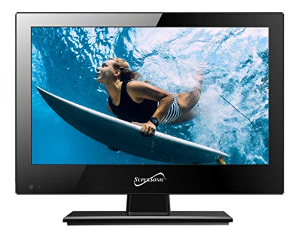 Supersonic SC-1311 13.3-Inch 1080p LED Widescreen HDTV with HDMI Input (AC/DC Compatible) - 13 in