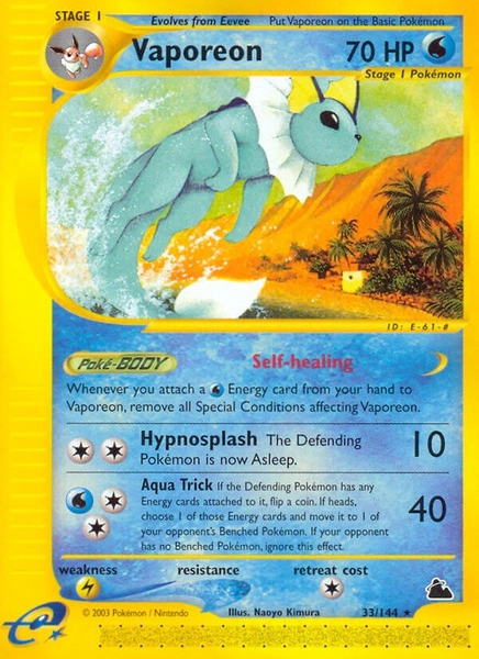 Vaporeon skyridge 2003