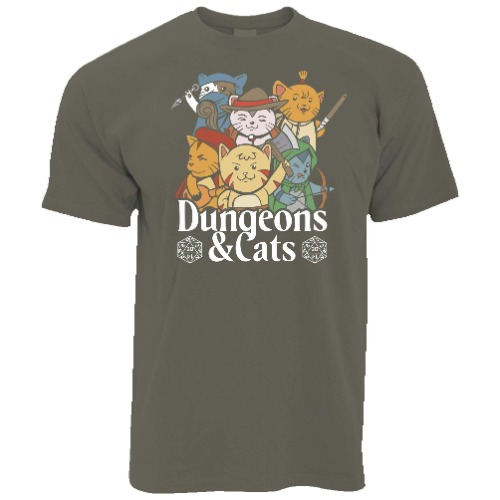 Dungeons and Cats T Shirt