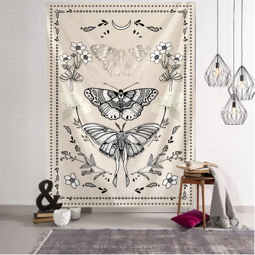 Moth tapestry