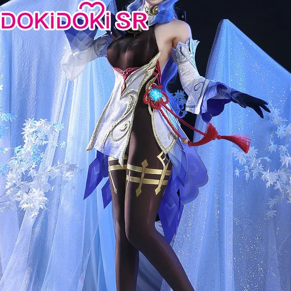 DokiDoki-SR Game Genshin Impact Cosplay Gan Yu Costume Ganyu
