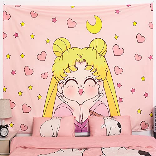 Sailor moon wall tapestry