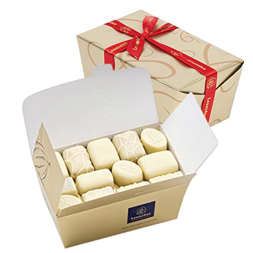 Leonidas Belgian Chocolates | All White Chocolates in a Beautiful Gift Ballotin Box. Imported fine Chocolate from Belgium (32 Count Pack of 1) - 32 Count Pack of 1