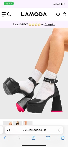 Lamoda Platform Heels with Heart 🥵
