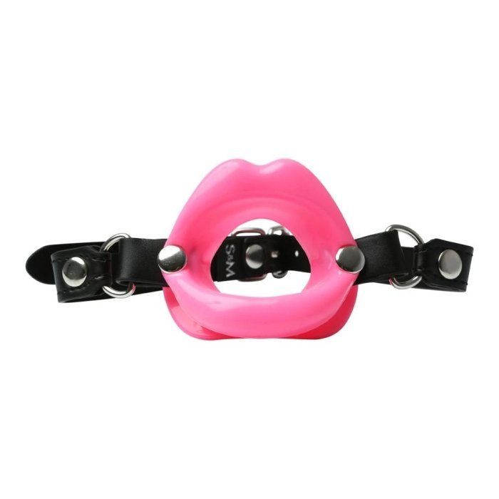 S&M Silicone Lips Open Mouth Gag