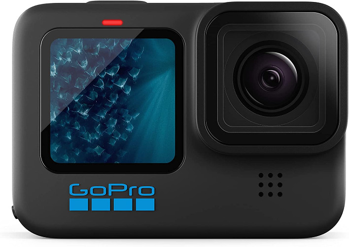 GoPro HERO11 Black - Waterproof Action Camera with 5.3K60 Ultra HD Video, 27MP Photos, 1/1.9" Image Sensor, Live Streaming, Webcam, Stabilization - H11