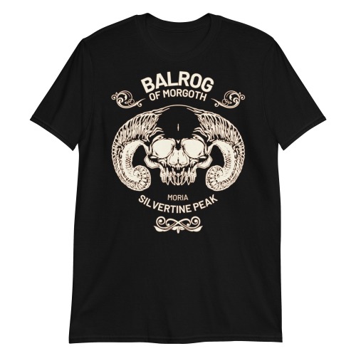 Balrog of Morgoth T-Shirt (Unisex) - Black / S
