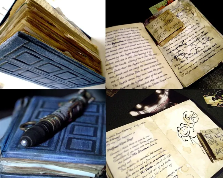 Doctor Who River Song Diary Prop Replica Fully Illustrated