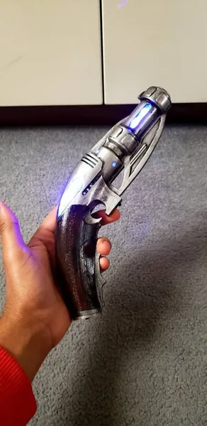 Doctor Who- Torchwood -Captain Jack Harkness -Sonic Blaster - 3D Printed- with LED Lights