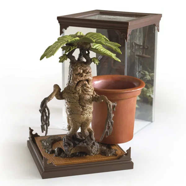 The Noble Collection - Magical Creatures Mandrake - Handgeschilderd magisch wezen #17 - Officieel gelicentieerde Harry Potter Toys verzamelfiguren van 18,5 cm (7 inch) - voor kinderen en volwassenen