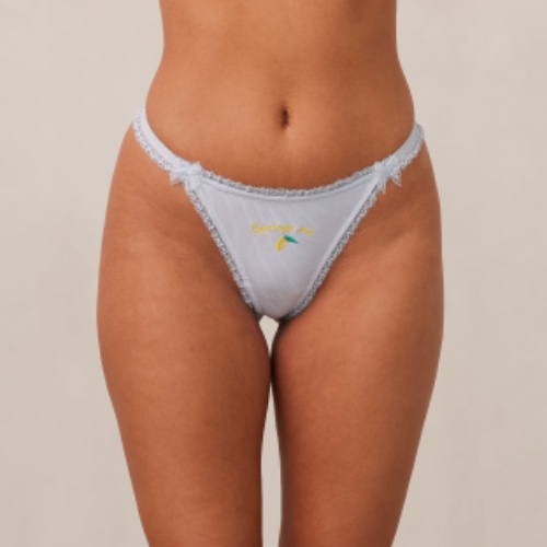 Fruity 'Squeeze Me' G-string - Blue | M