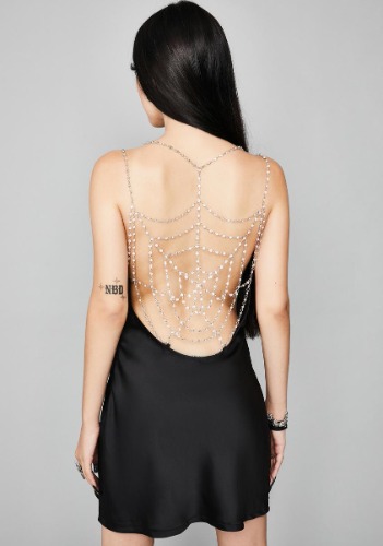 Reel You In Satin Slip Dress