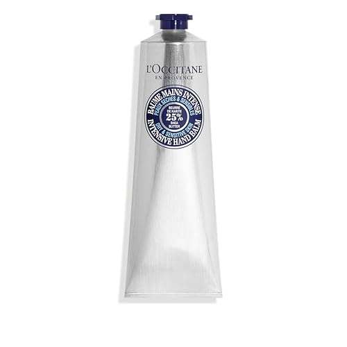 L’OCCITANE Nourishing Intensive Hand Balm: With 25% Organic Shea Butter, Intense Nourishment, Vegan - 5.2 Ounce (Pack of 1)