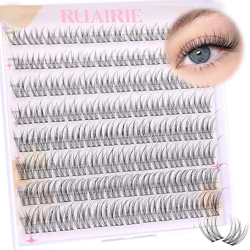 Lash Clusters Wispy Eyelash Clusters Eyelash Extensions 96pcs Individual Lash Extension 10-16MM Natural CD Curl Cluster Lashes by Ruairie - C1 - Natural Lash Clusters 4