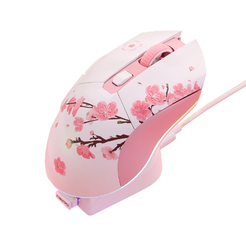 DAREU EM901X SAKURA Dual Mode Gaming Mouse | With Charging Base / Pink