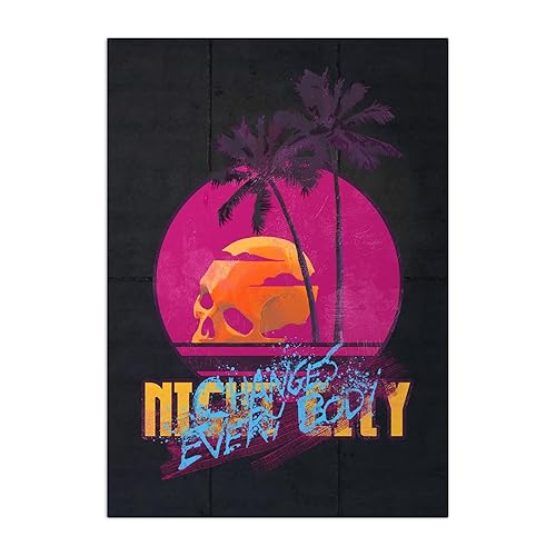 Displate – Metal Poster - Night City