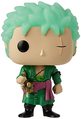 Pop Animation: One Piece - Roronoa Zoro (Glows in The Dark) Funko Kody Trading Exclusive Vinyl Figure
