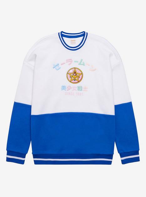 Pretty Guardian Sailor Moon Crystal Star Compact Panel Crewneck - BoxLunch Exclusive | BoxLunch