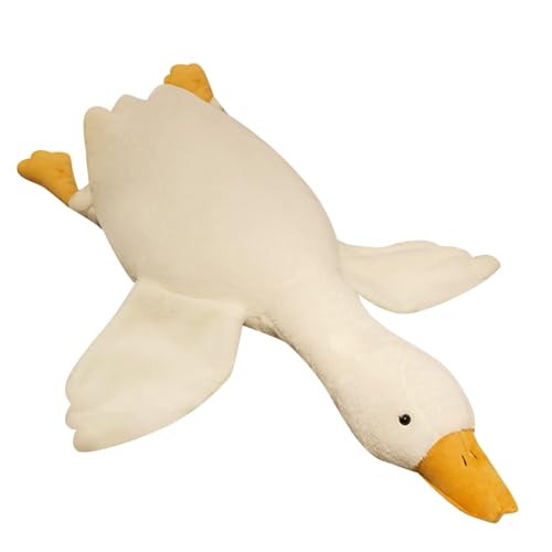 Agatige Big White Goose Plush Toy, 50cm/19.7in Soft Huge Goose Stuffed Plush Toys Animal Toy Cute Pillow Sleeping Hugging Bolster Pillow Cushion - 50cm