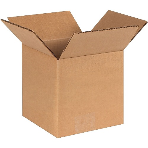 Corrugated Boxes, 4" x 4" x 4", 50 Pack | Default