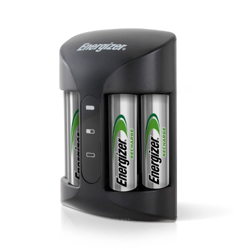 Energizer Battery Charger with 4 AA NiMH Rechargeable Batteries
