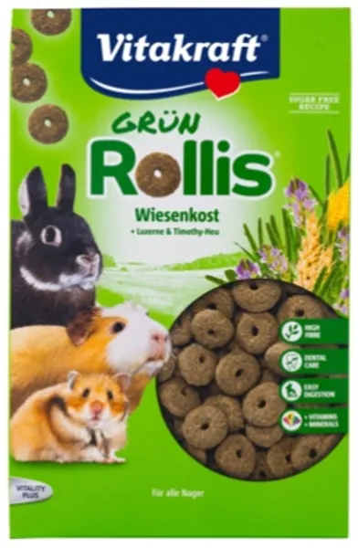 Vitakraft Nagersnack Grün-Rollis, 1x 500g