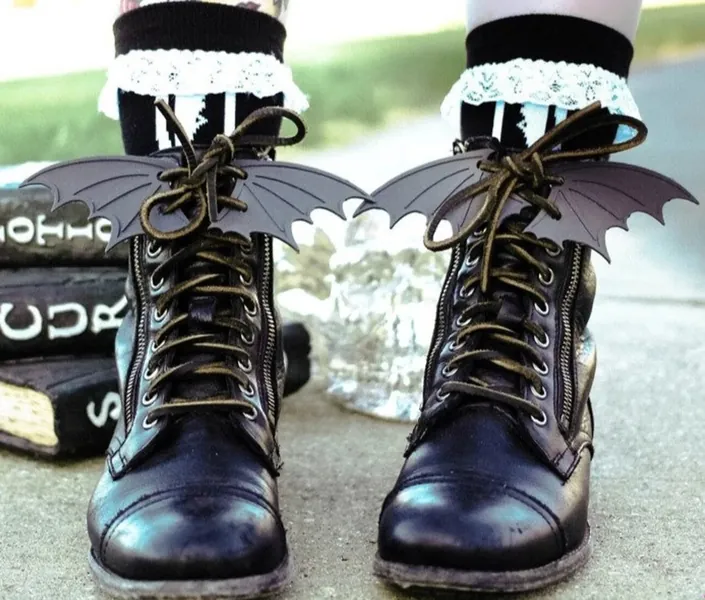 Lace Up Bat Wings