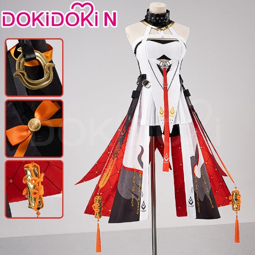 【In Stock】【Size XS-3XL】DokiDoki-N Game Wuthering Waves Cosplay Changli Costume ChangLi | 3XL-In Stock