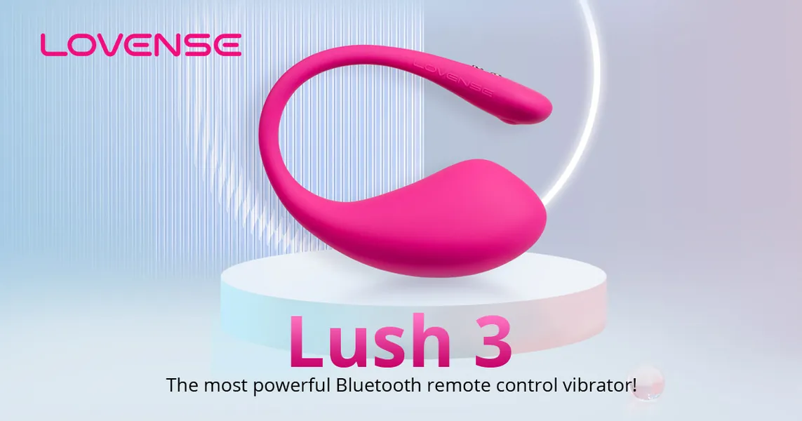 Lovense® Lush 3: Bluetooth remote control G-spot vibrator!