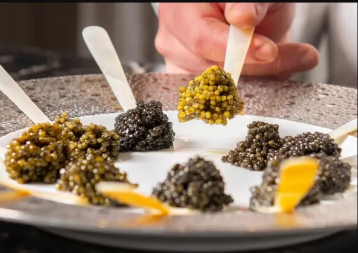 Caviar Service at Dinner