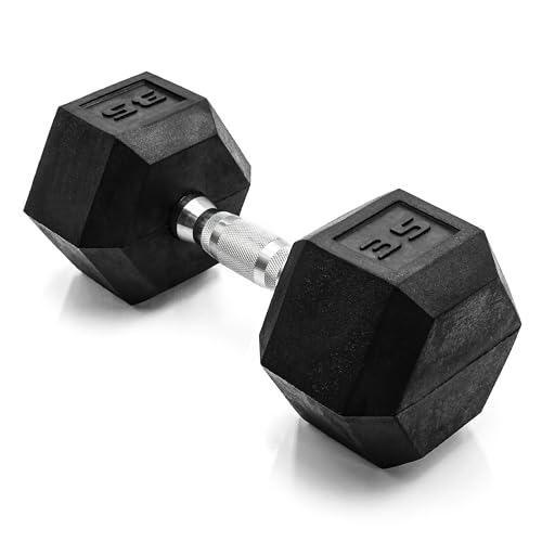 CAP Barbell Coated Dumbbell Weight | Multiple Handle Options - Hex - 35 LB