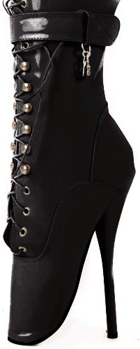 Kassiopeya Balett stövletter svart, röd, rosa, vit, klar storlek 36–46 - 46 EU - KLAR