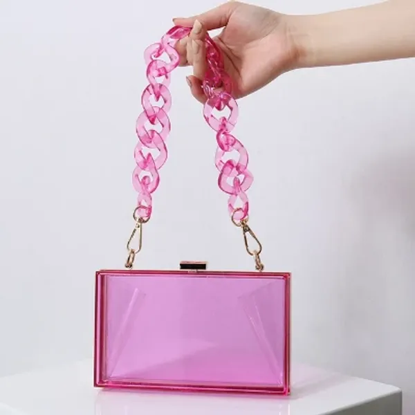 Purple Clear Acrylic Clutch Bag For Women Jelly Purses And Handbags Small Transparent Luxury Designer Crossbody Bags 2022 - Shoulder Bags - AliExpress