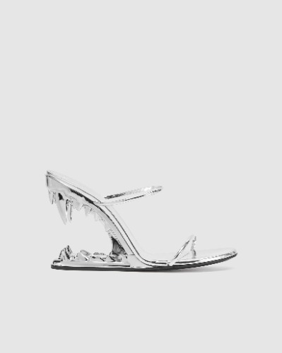 Morso heels: Women Shoes Silver | GCDS